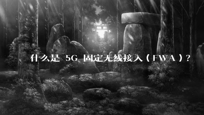 什么是 5G 固定无线接入（FWA）？